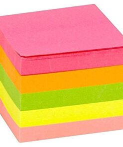 Post It Pad, Sticky Notes – 100 Sheets -Multicolor-Info
