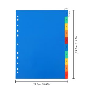 Divider Color Pvc 1-10 Part Alba