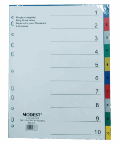 Divider MANILA 1-10 Part Modest/Tenplus