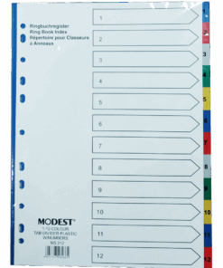 Divider Color Pvc 1-12 Part Alba/Modest