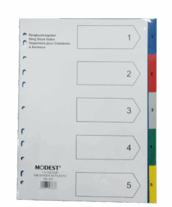 Divider Color Pvc 1-5 Part