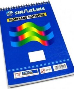 Short Hand Pad A5-70sheet Spiral binding Sinarline