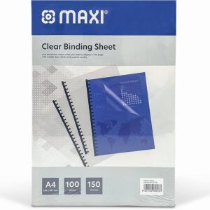 Binding Cover A4 PVC Clear 180mic