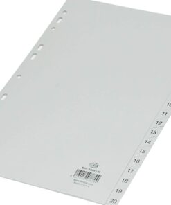 Divider Pvc Grey 1-20 Part