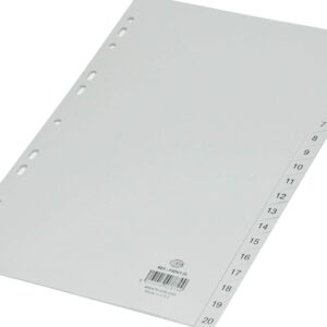Divider Pvc Grey 1-20 Part