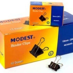 Binder Clip 19mm 12pc/pkt