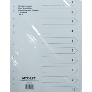 Divider Pvc Grey 1-10 Modest