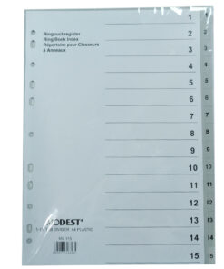 Divider Pvc Grey 1-15 Part Modest