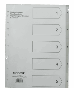 Divider Pvc Grey 1-5 Part