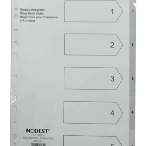 Divider Pvc Grey 1-5 Part