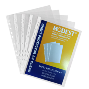 Reinforcement Pocket Modest 60mic A4-100pc
