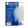 A4 reinforcement file top open 11 hole transparent document protector sheets 100 pcs packet