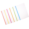 A4 report file slide bar folder 80 mic transparent document file 5 pcs set