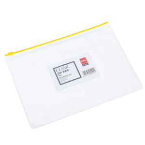 A4 multicolor zip clear bag set for document storage and organization 10 pcs packet