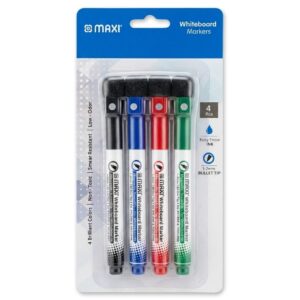MAXI WHITE BOARD MARKER 4COLOR